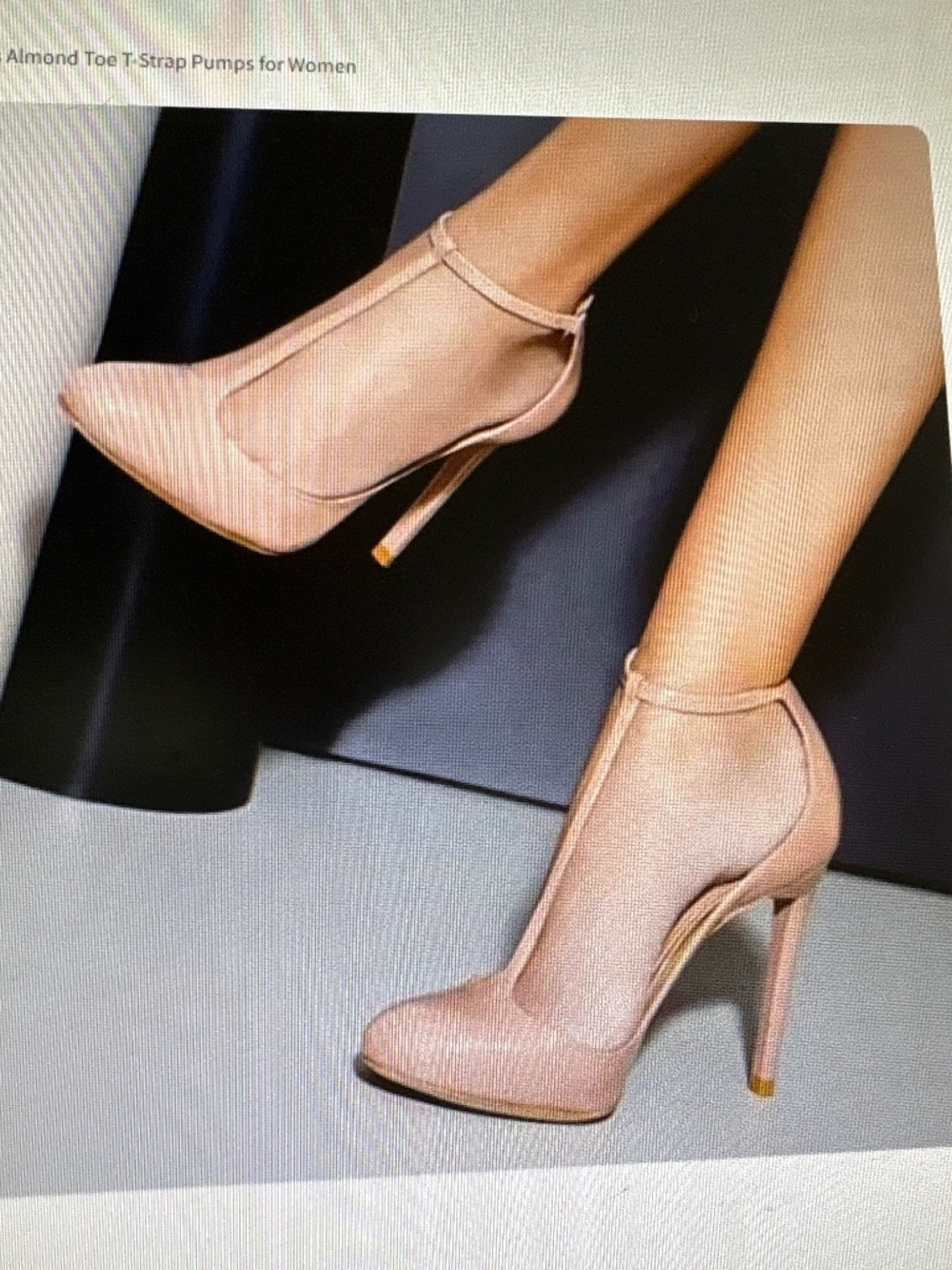 Nude stiletto heels